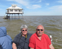 Us at Mobile Middle Bay Lighthouse in Alabama