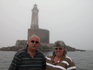 Us at St. George's Reef in California