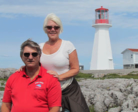 Tony & Terri Melosci at Cape Norman