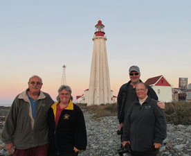 Cardacis and Clays at Pointe au Pere in QC