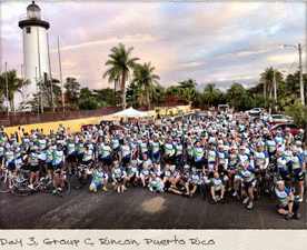 Gary Schwenck's cycling group