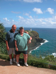 Us at Kilauea Point in Hawaii