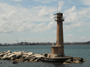 Buffington Harbor Breakwater Lighthouse