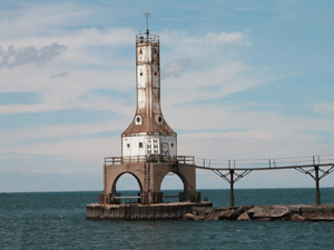 Indiana Harbor East Breakwater Lighthouse