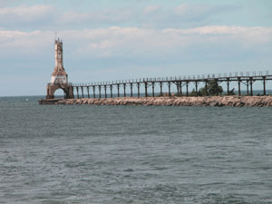 Indiana Harbor East Breakwater Lighthouse