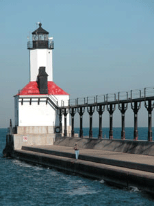 Michigan City East Pierhead Lighthouse