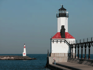 Michigan City East Pierhead Lighthouse