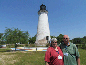 Us at Round Island in MS