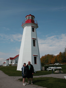 Us at Bon Desir in Quebec