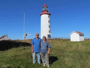 Us at Ile Bicquette in QC