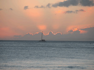 Sunset in Maui, Hawaii