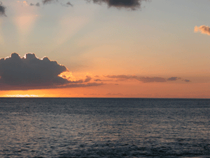 Sunset in Oahu, HI