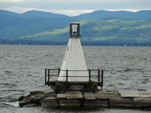 Burlington South Breakwater Lighthouse