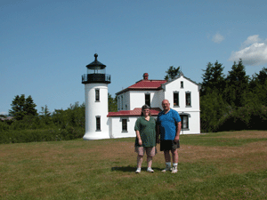 Us at Admiralty Head in Washington