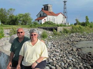 Us at Hope Island in Ontario